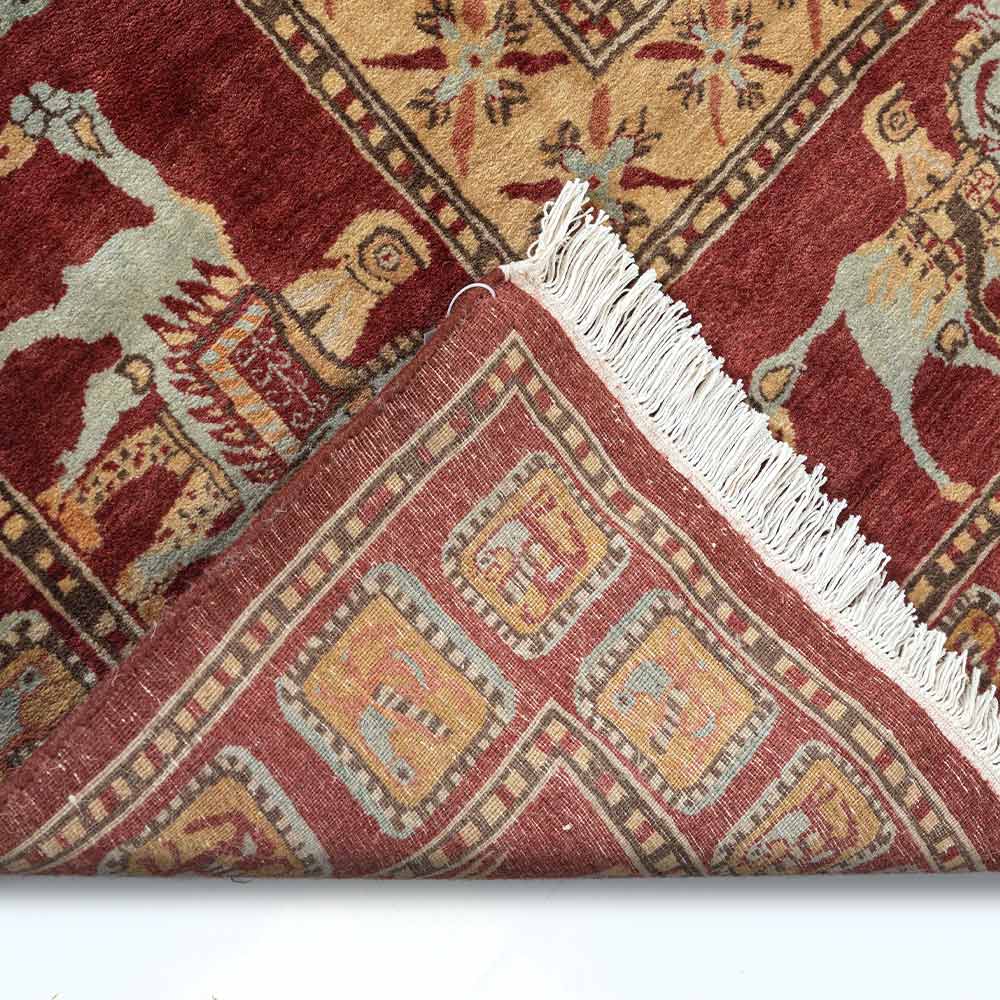 Pazyryk Hand Knotted Woollen Rug