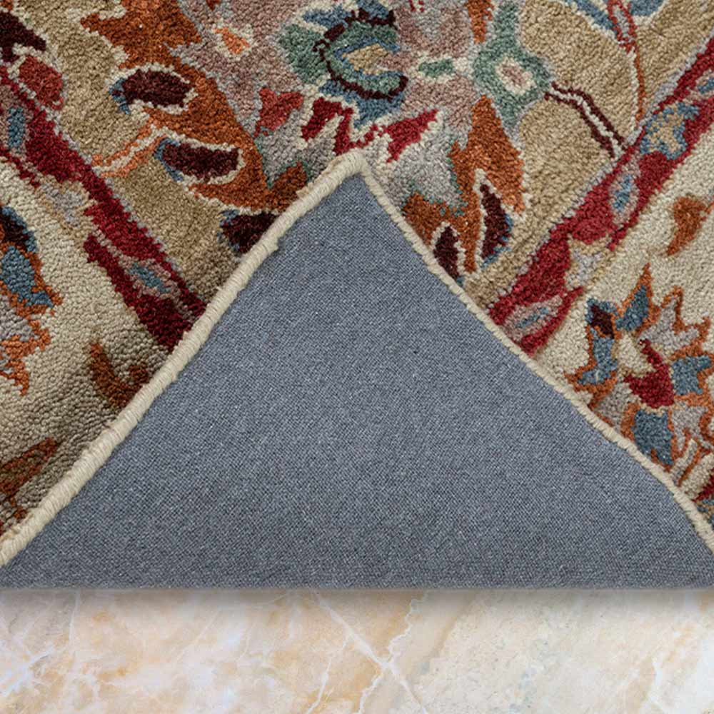 Palmette Hand Tufted Woollen Rug