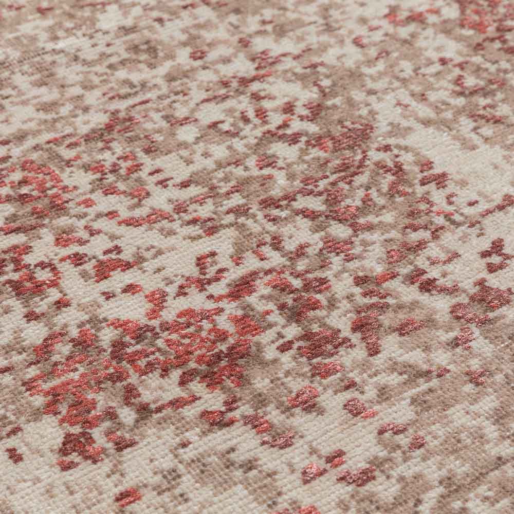 Rose Hand Knotted Woollen and Viscose Rug