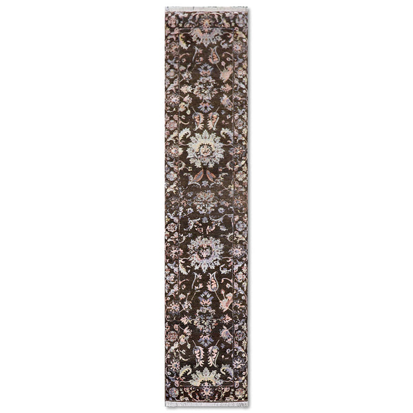 Damir Hand Knotted Woollen And Viscose Runner