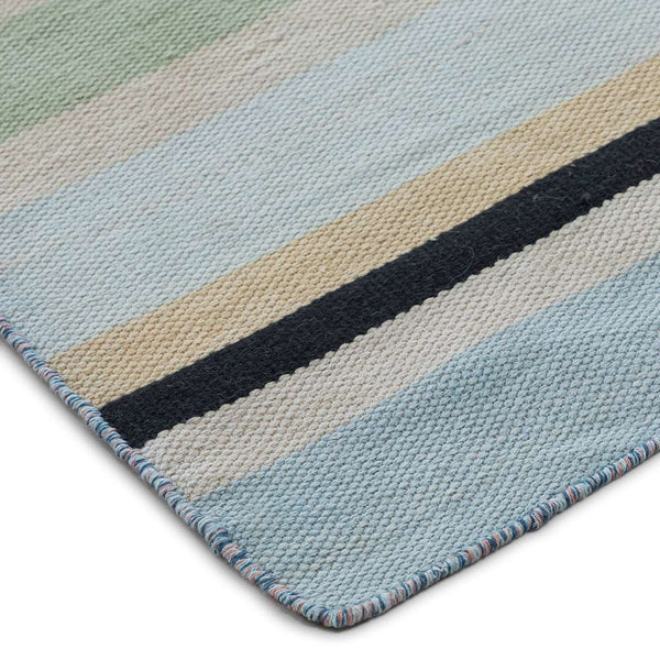 Stripe Hand Woven Jute Dhurrie