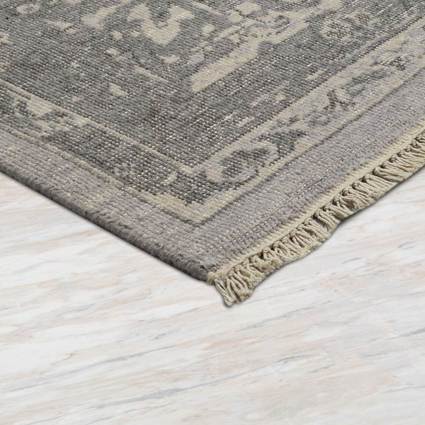 Oudreyy Hand Knotted Woollen Rug