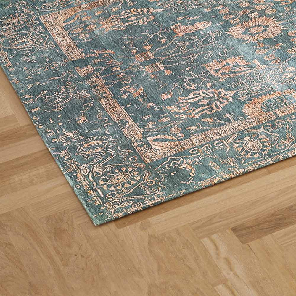 Botanicab Hand Knotted Woollen and Viscose Rug