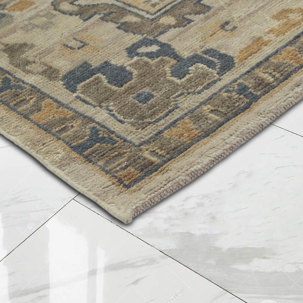Kasuri Hand Knotted Woollen Rug