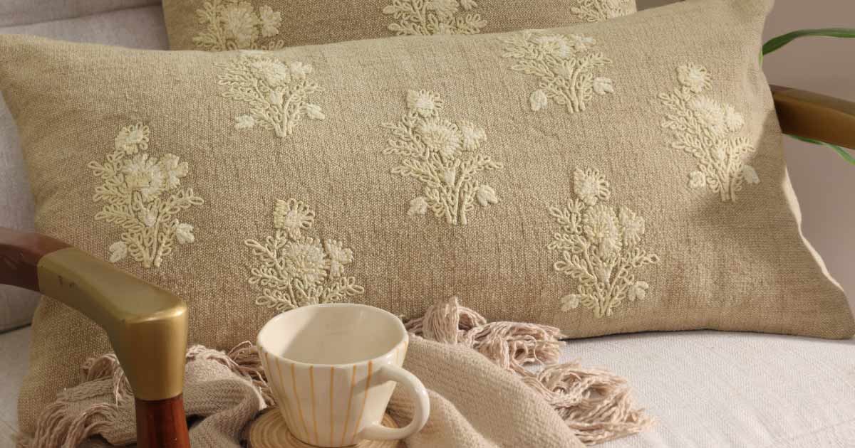 A small cushion edit for neutral homes
