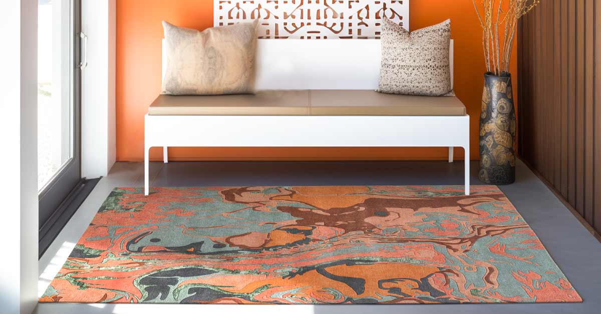 Carpets in Conversation- Abstract Canvases Woven for Your Floors