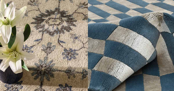 Difference between Persian and Tibetan knotted rugs