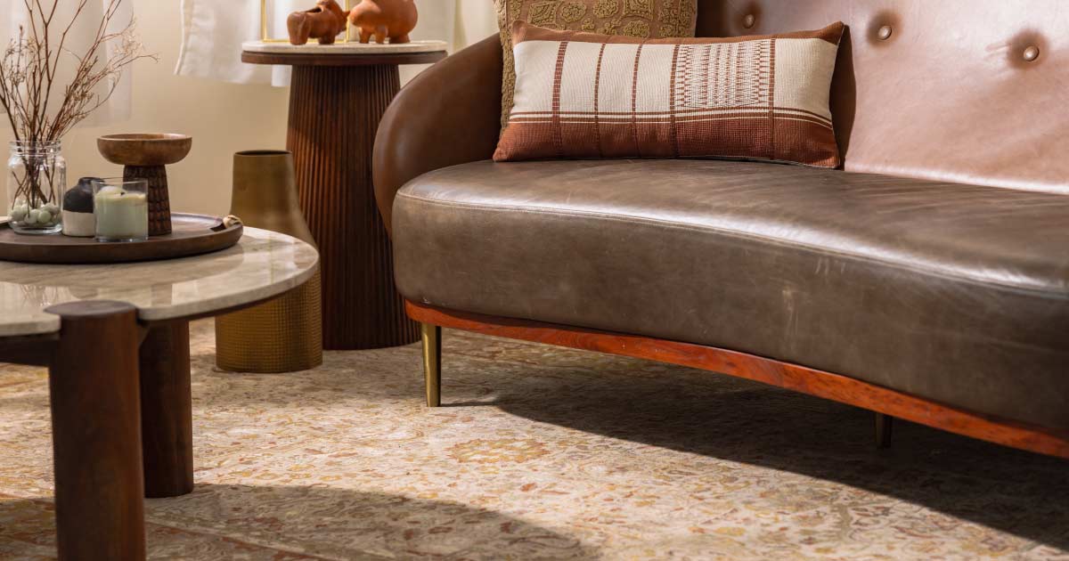 How to Style a Reading Corner with a Rug, Chair, and Throw