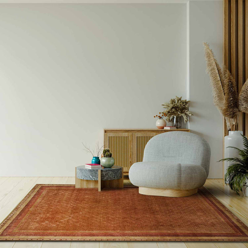 Capre Hand Knotted Silk Rug by Tarun Tahiliani