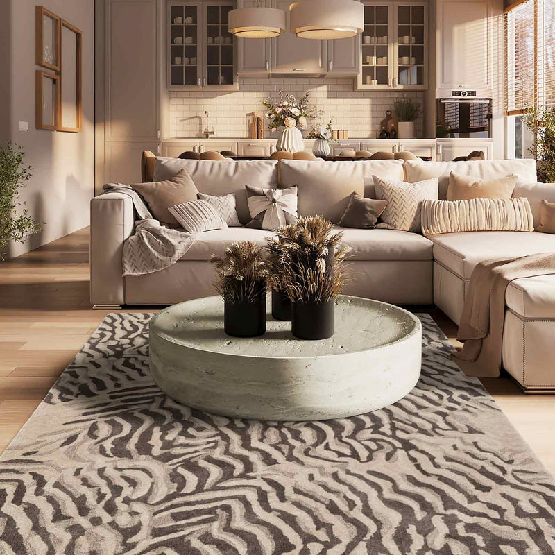 Grace  Hand Tufted Woollen and Cotton Rug