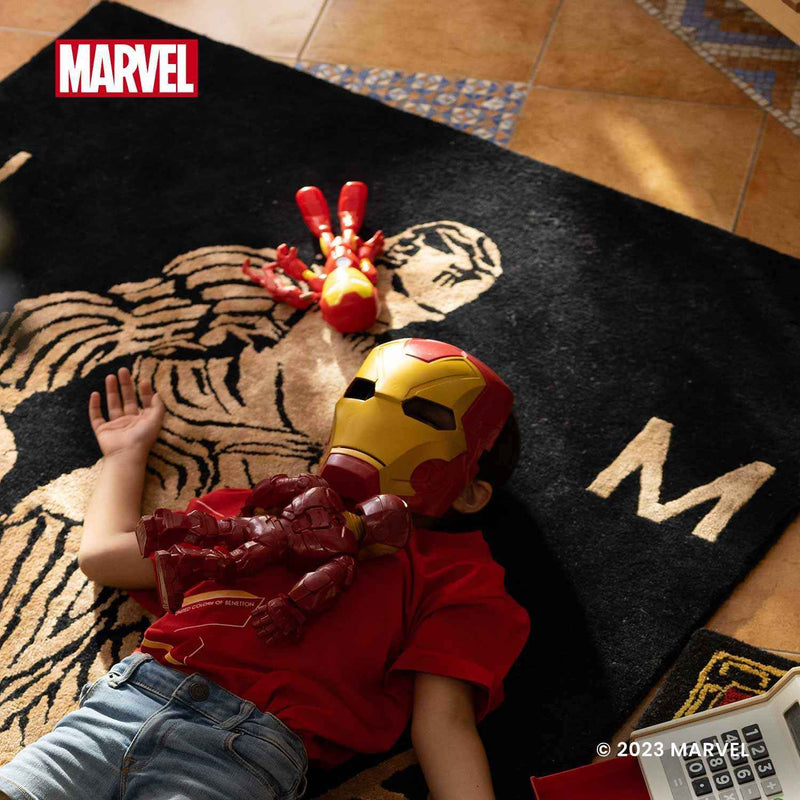 Iron Man Hand Tufted Woollen And Viscose Rug
