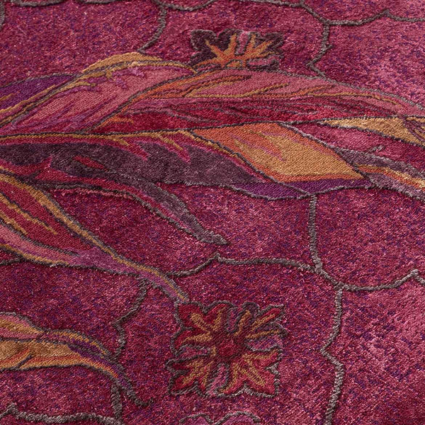 Ydyan-V Hand Knotted Woollen And Silk Rug By Anju Modi