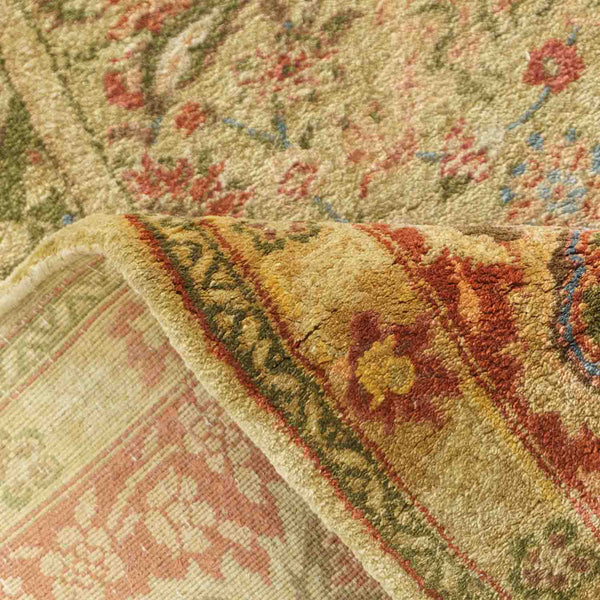 ZafranHand Knotted Silk Rug