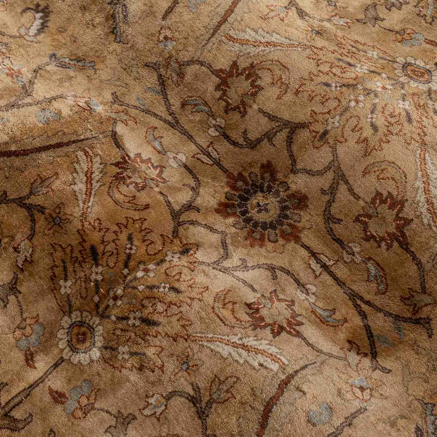 BrunelHand Knotted Silk Rug