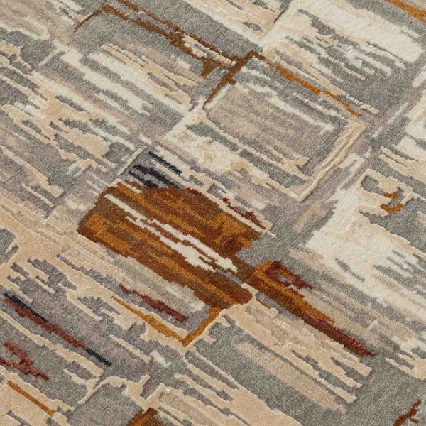 Luna Hand Knotted Woollen And Silk Rug By Angeli Sowani