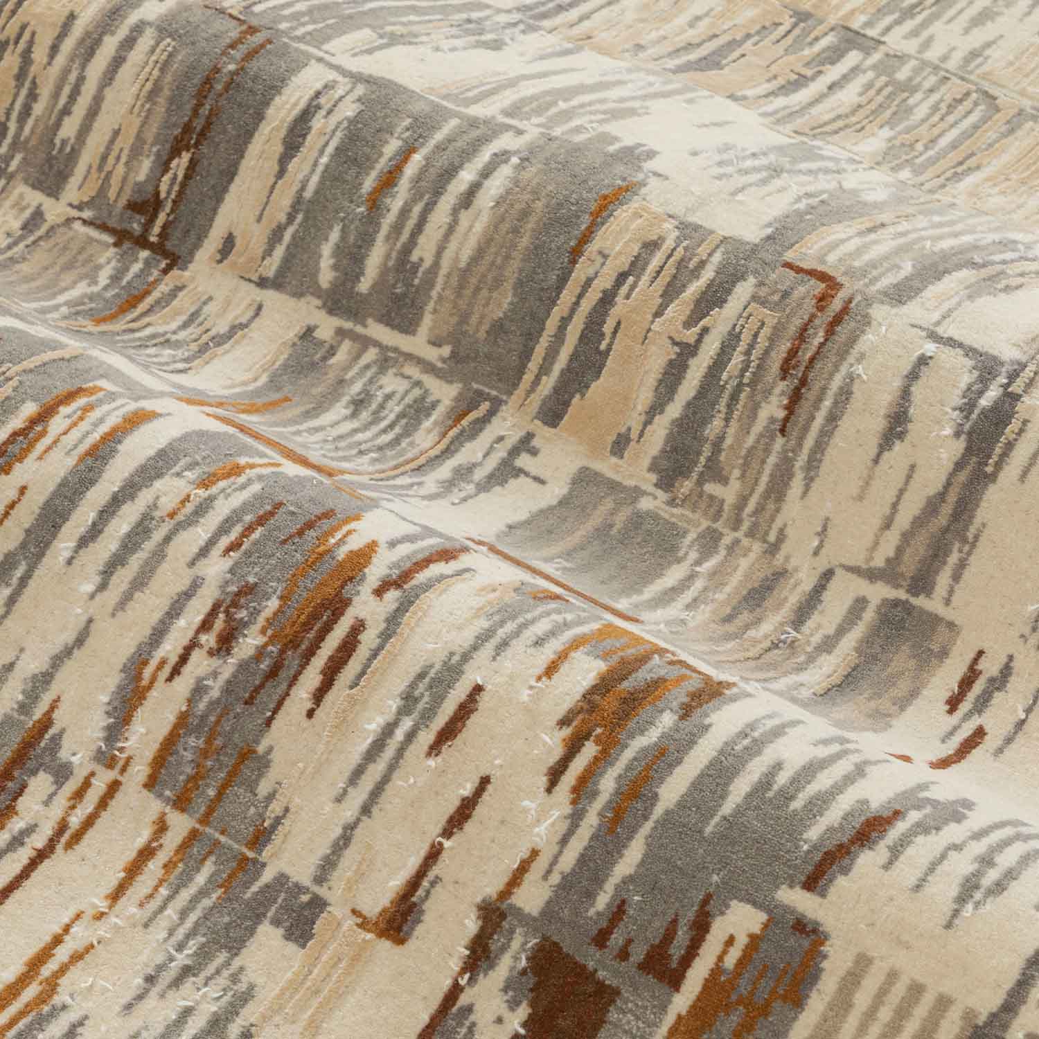 Luna-1 Hand Knotted Woollen And Silk Rug By Angeli Sowani