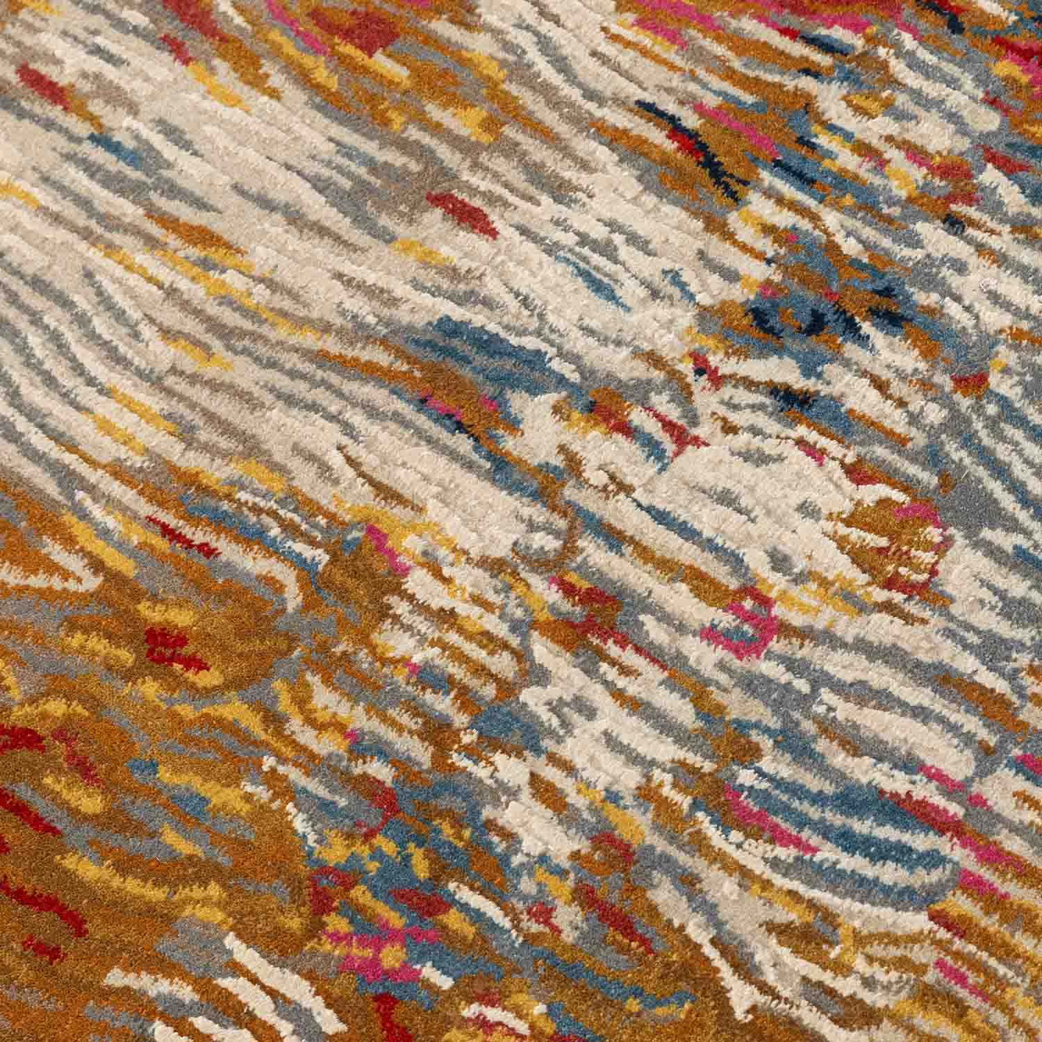 Alara Hand Knotted Woollen And Silk Rug By Angeli Sowani