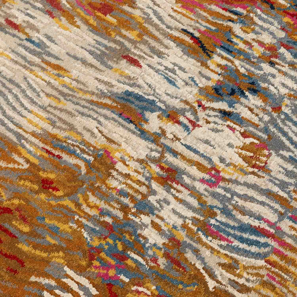 Alara Hand Knotted Woollen And Silk Rug By Angeli Sowani