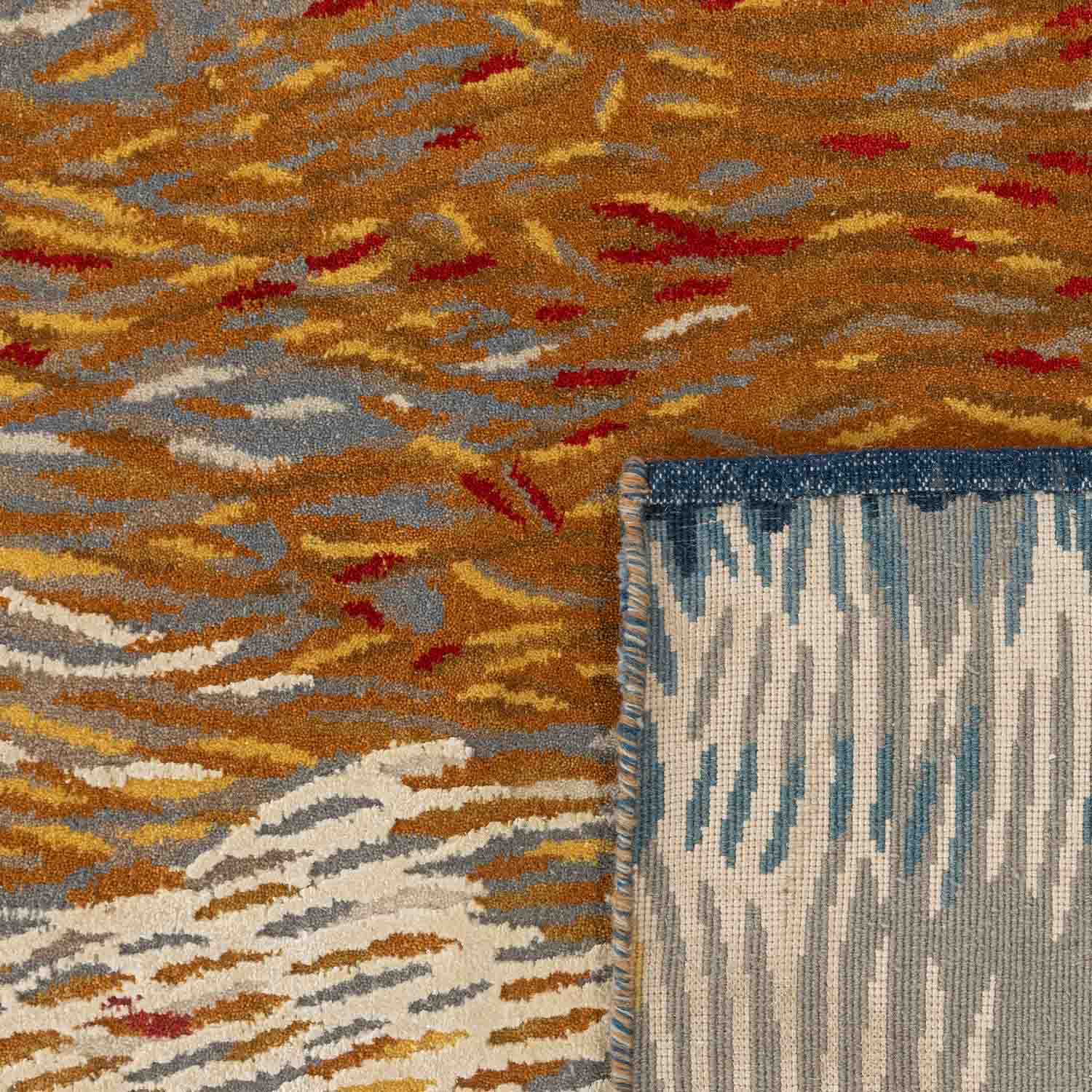 Alara Hand Knotted Woollen And Silk Rug By Angeli Sowani