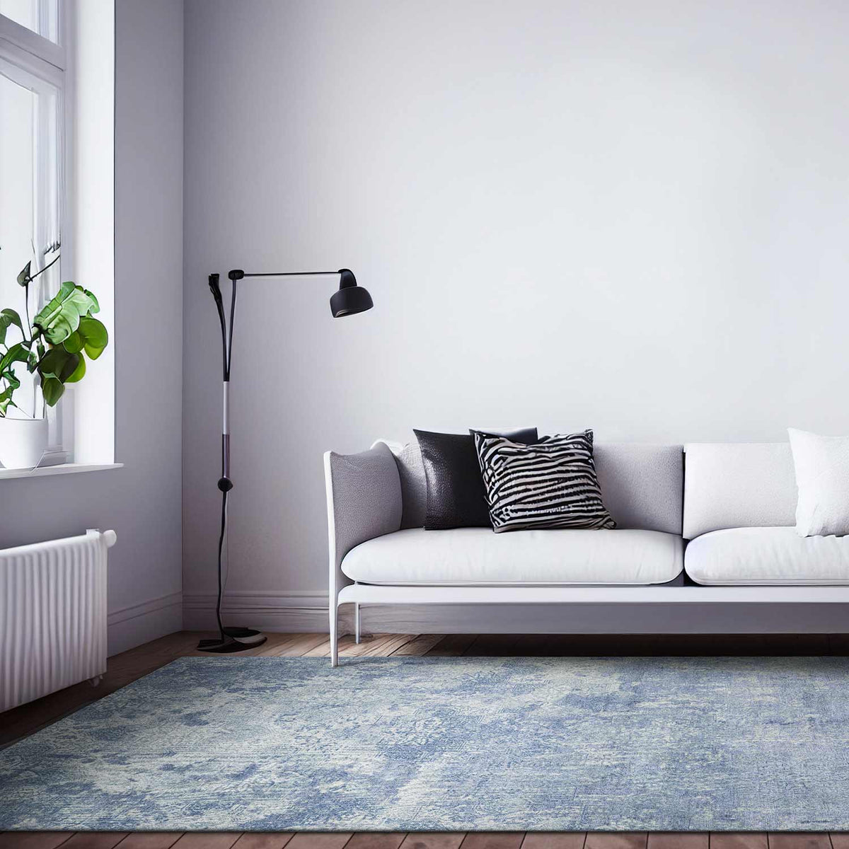 Laxmi Rug Laxmi Hand Knotted Woollen And Viscose Rug