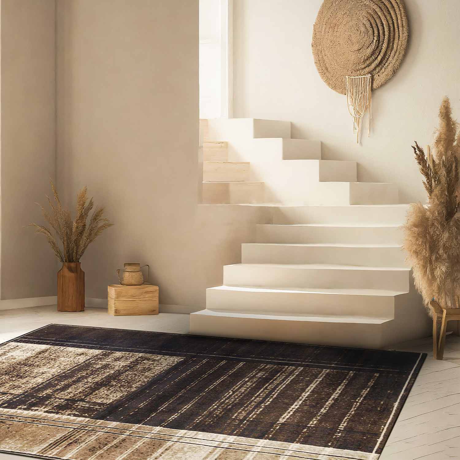 Kalki Hand Knotted Woollen Rug by Abraham & Thakore