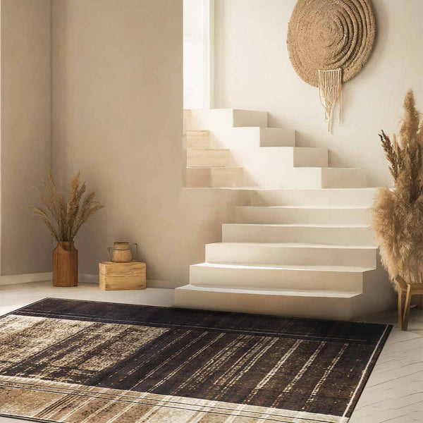 Earthy Hand Knotted Woollen Rug By Abraham & Thakore