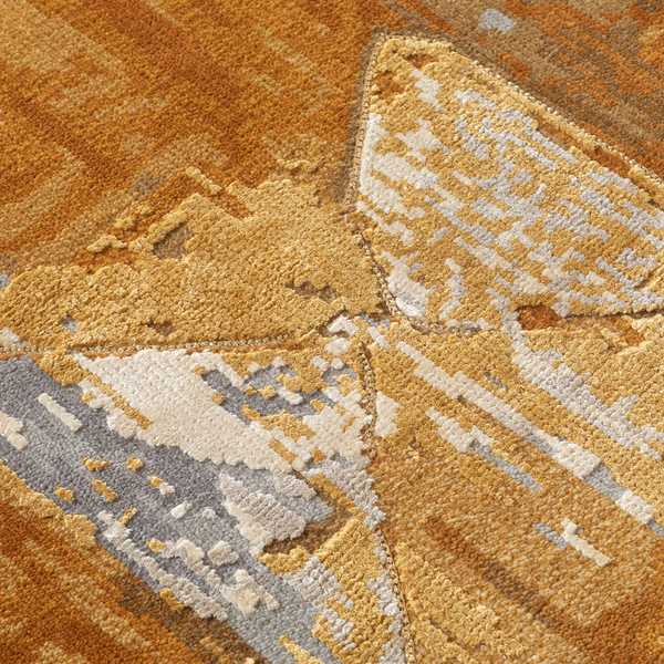 Winchester Warm Hand Knotted Woollen And Viscose Rug By Angeli Sowani