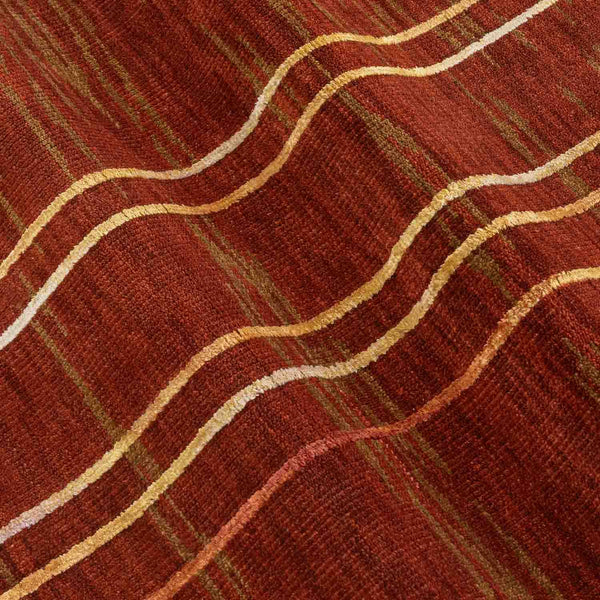 Inner Weaves Hand Knotted Woollen And Silk Rug By Angeli Sowani