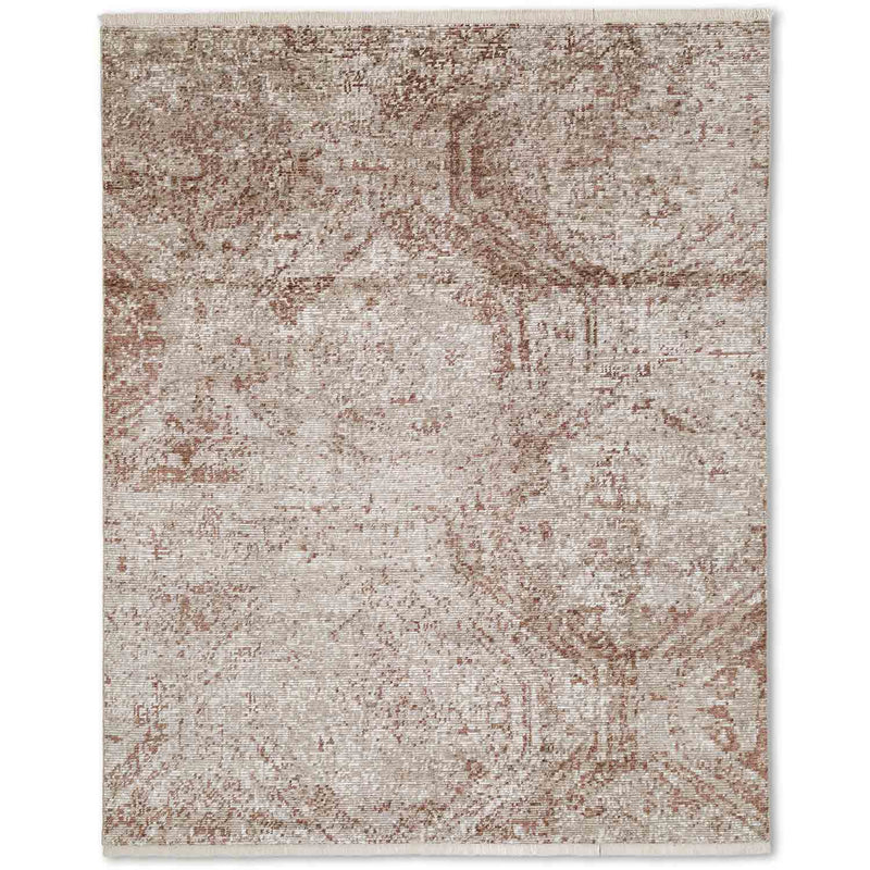 Ester Hand Knotted Woollen And Viscose Rug