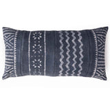 Baali Cotton Slub Dabu Block Printed Lumbar Cushion Cover