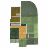 Field View Woollen And Cotton Rug