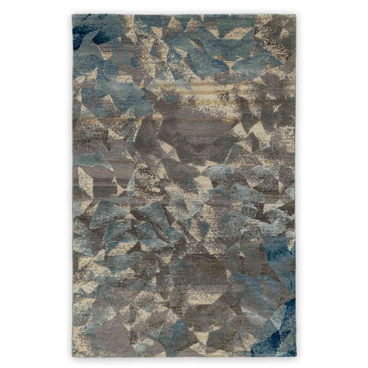 Storme Hand Knotted Woollen And Viscose Rug