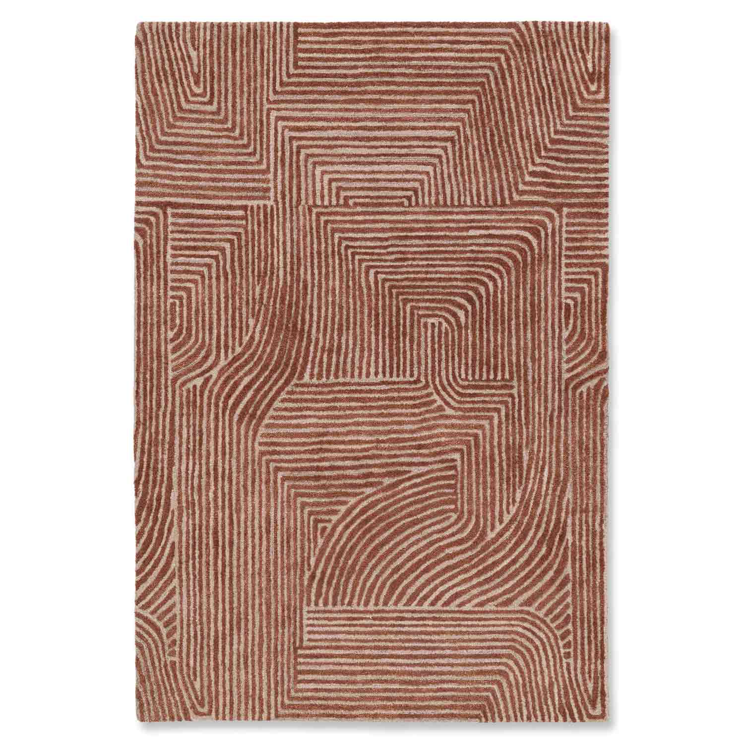 Motus Hand Tufted Wool And Viscose Rug