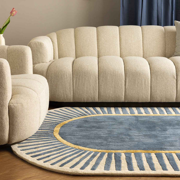Ghoom Hand Tufted Woollen And Viscose Rug
