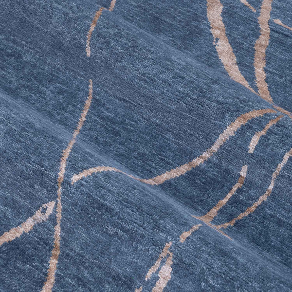 Sankaku Hand Knotted Wool And Silk Rug By Luke Irwin