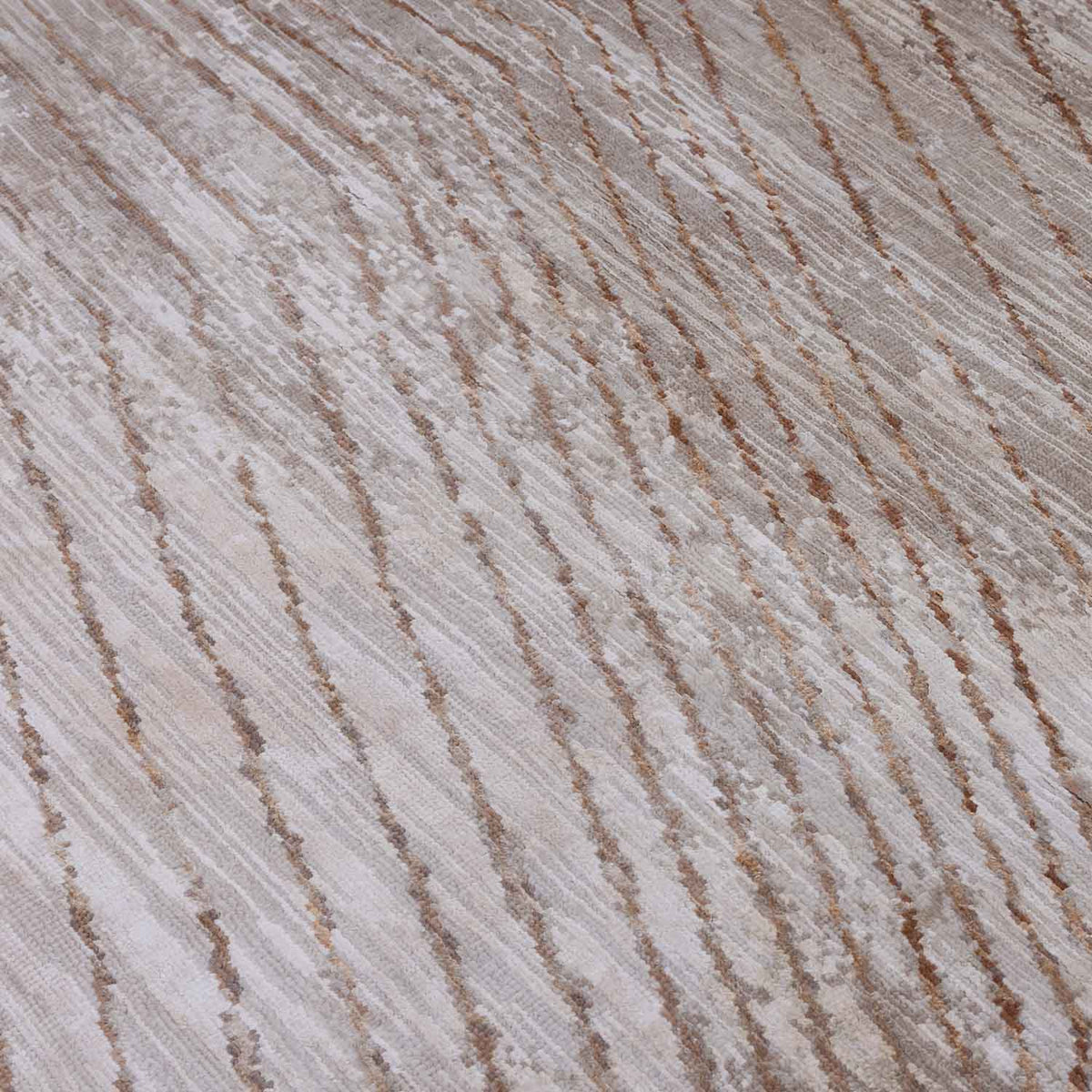 Barrel Hand Knotted Wool And Silk Rug By Luke Irwin