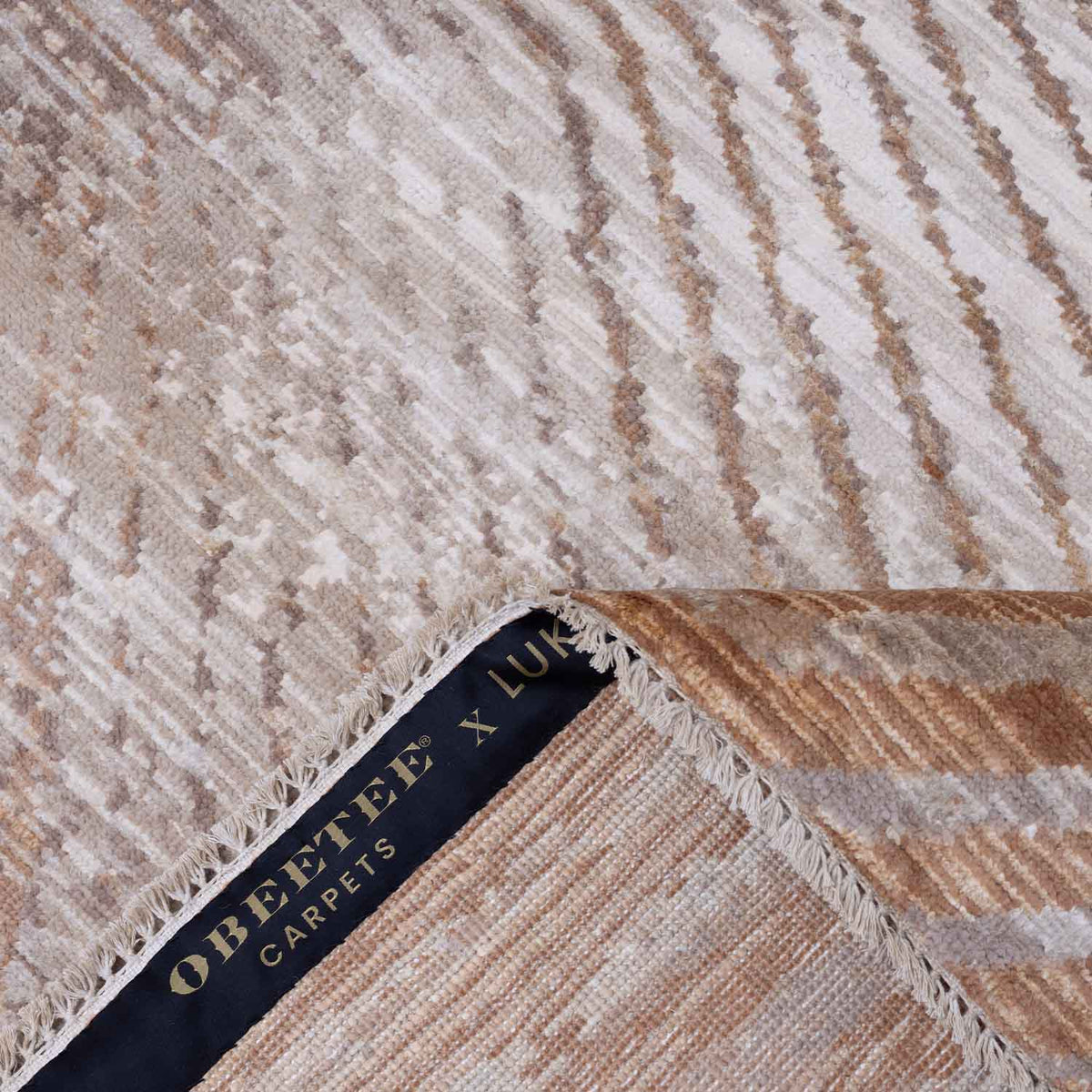 Barrel Hand Knotted Wool And Silk Rug By Luke Irwin
