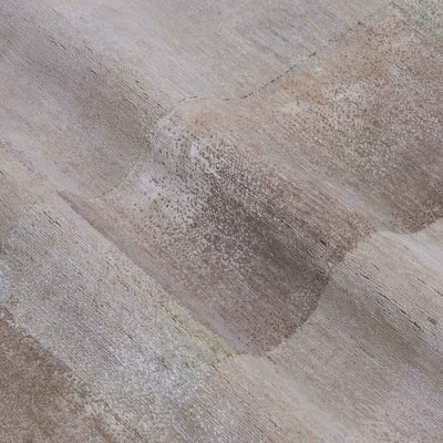 Notch Hand Knotted Wool And Silk Rug By Luke Irwin