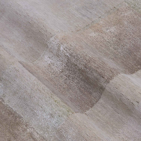 Notch Hand Knotted Wool And Silk Rug By Luke Irwin