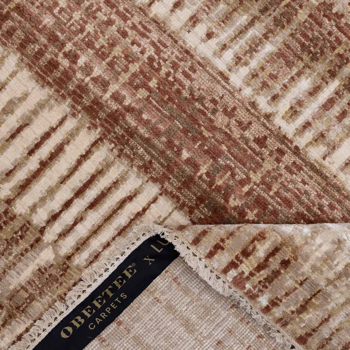 Taper Hand Knotted Wool And Silk Rug By Luke Irwin