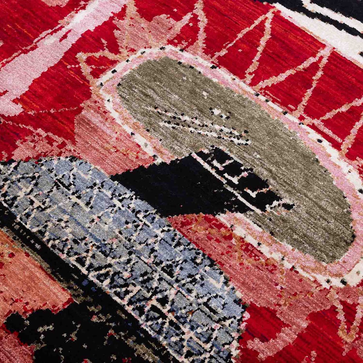 Le Tigre I Hand Knotted Silk Rug By Luke Irwin
