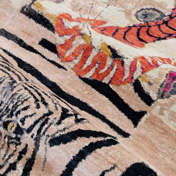 Le Tigre 5 Hand Knotted Silk Rug By Luke Irwin