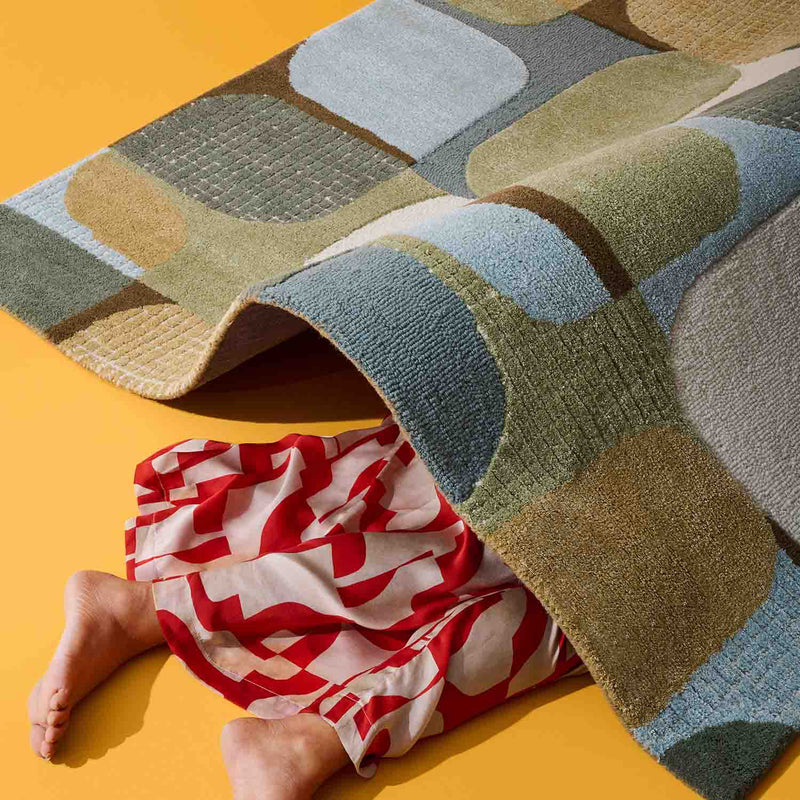 Karim Hand Tufted Woollen And Viscose Rug