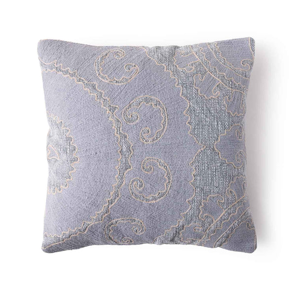 Shenai Embroidered Cotton Cushion Cover