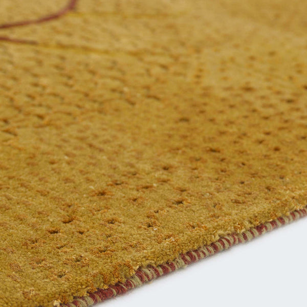 Mrigya Hand Knotted Woollen And Viscose Rug