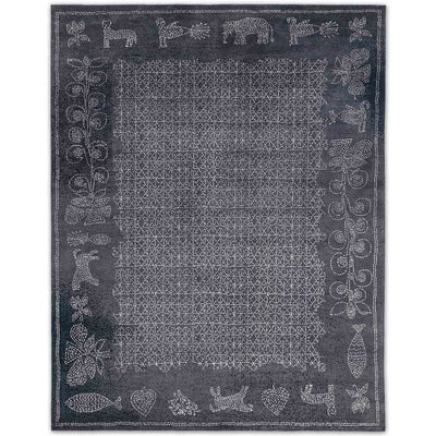 Sankhalata Hand Knotted Woollen Rug by Abraham & Thakore