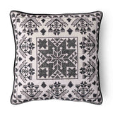 Sara Embroidered Dori Piping Cushion Cover