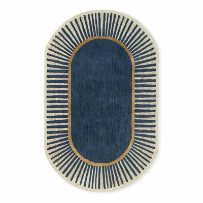 Ghoom Hand Tufted Woollen And Viscose Rug