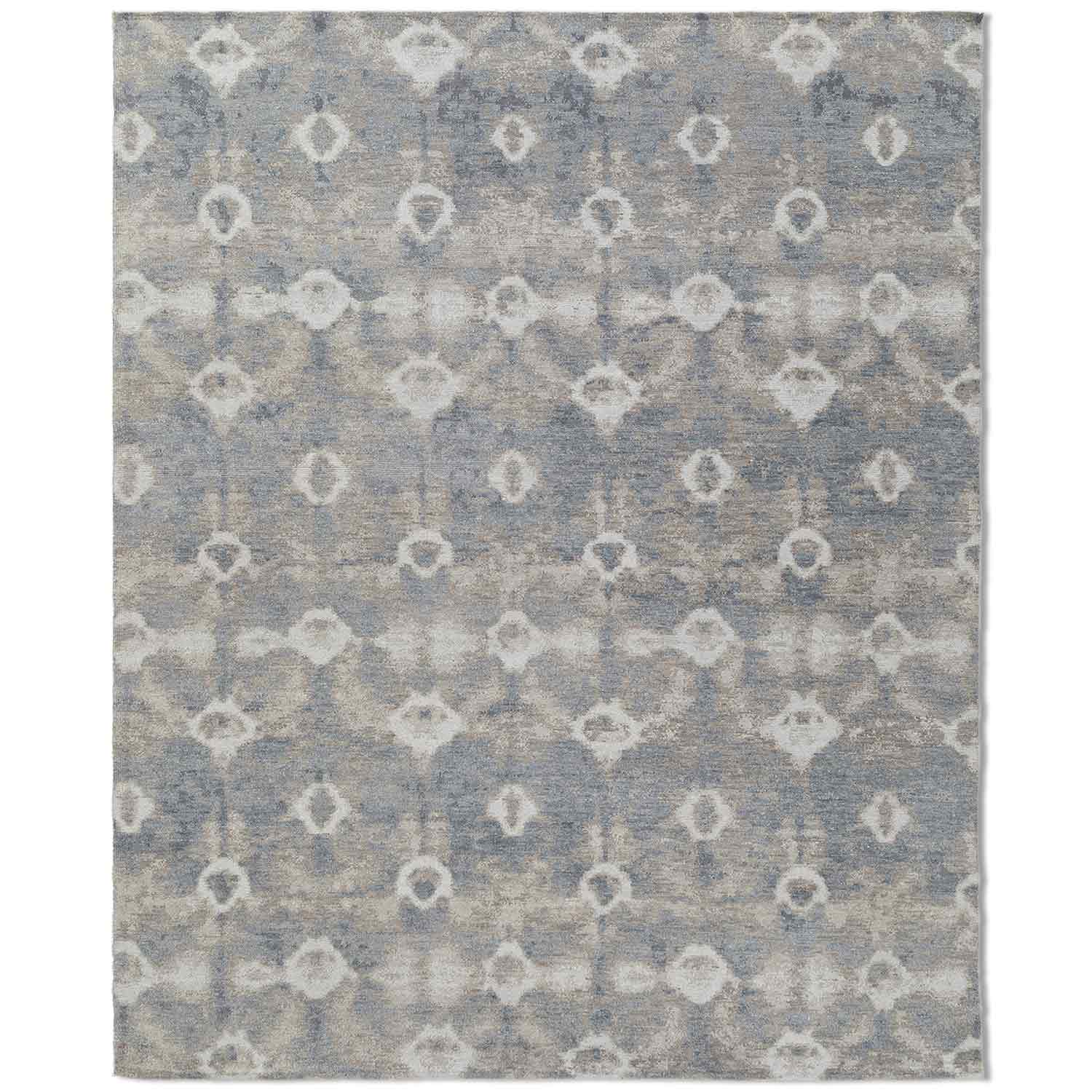 Bandhej Hand Knotted Woollen Rug