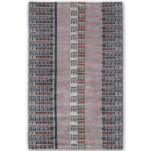 Precise Balance Hand Knotted Wool Rug By Shripal Munshi